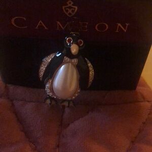 Penguin brooch